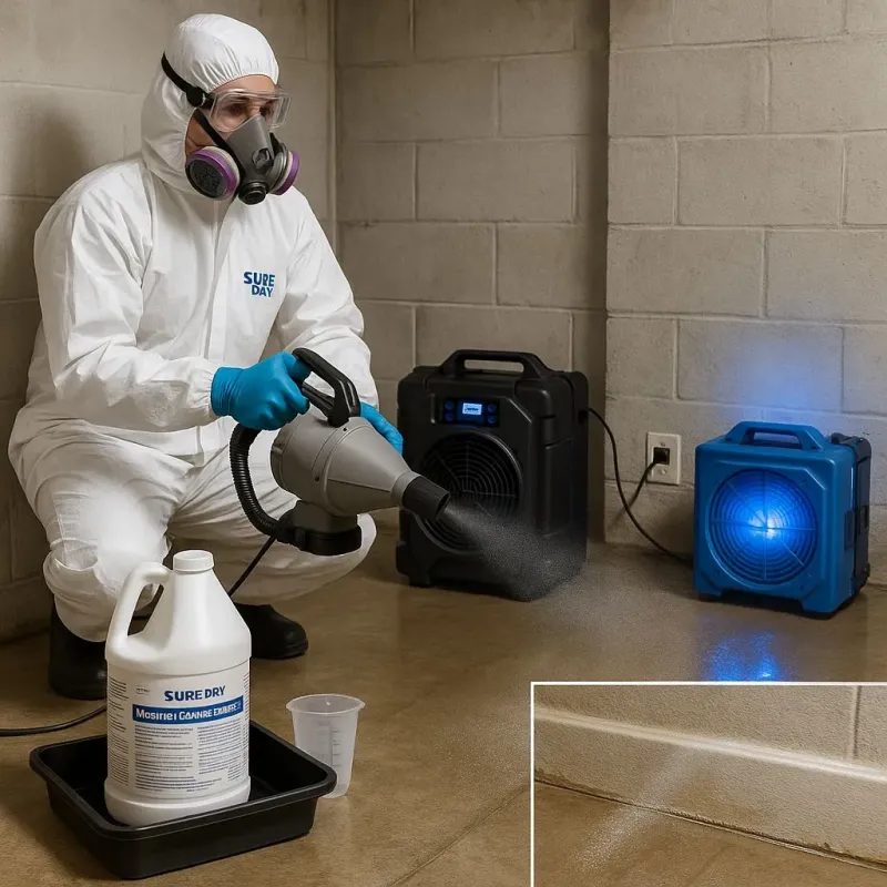 Sanitization and Odor Removal process in Summit View, WA