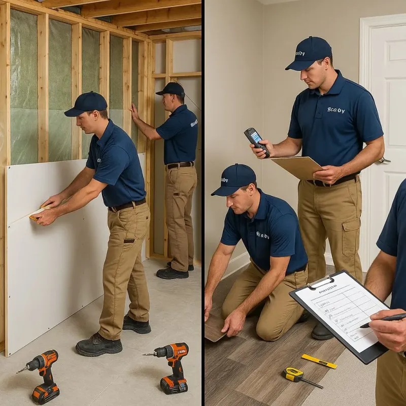 Repairs and Reconstruction process in Summit View, WA